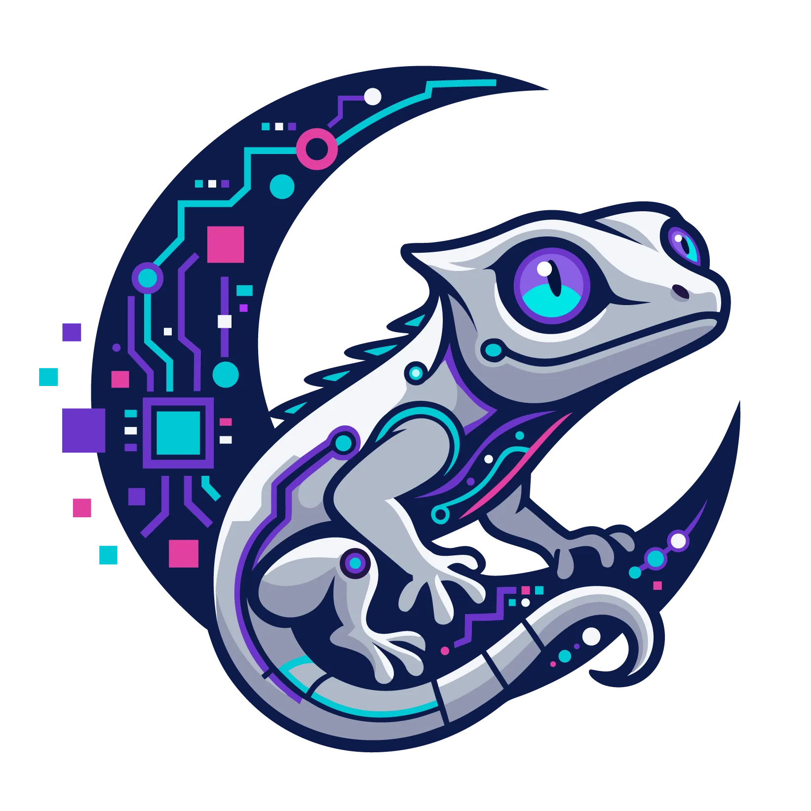 A floating lunar lizard